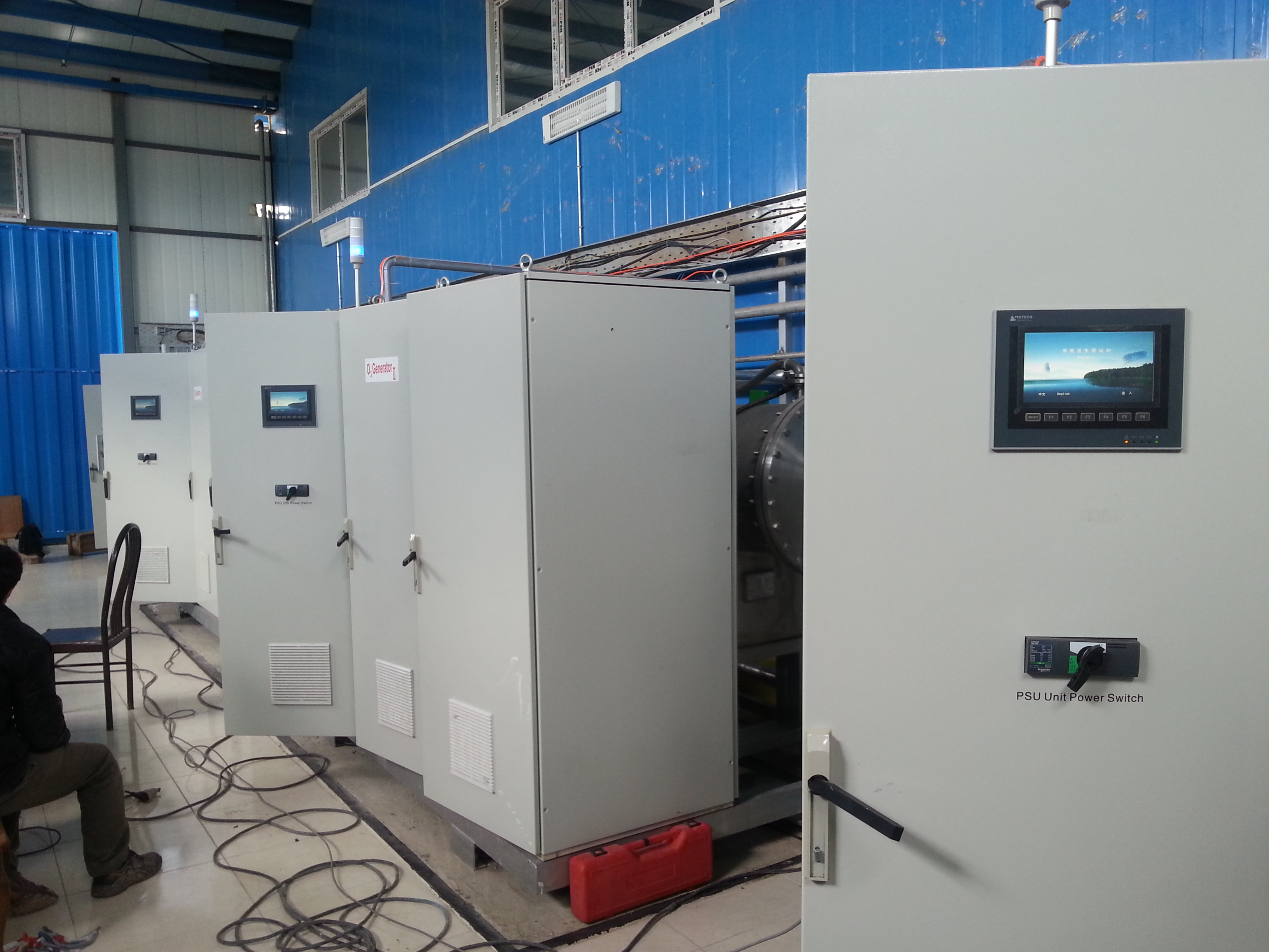 绿邦公司江苏某废水处理项目臭氧发生器如期发货